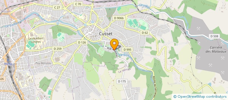 localisation de l'entreprise MADAME CLOE ROUSSILLON à CUSSET
