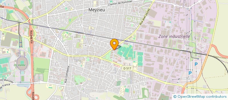 localisation de l'entreprise MADAME CLOE SAINT-GENIS à MEYZIEU