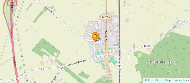 localisation de l'entreprise MADAME CLOE SALABERT à CHEVILLY