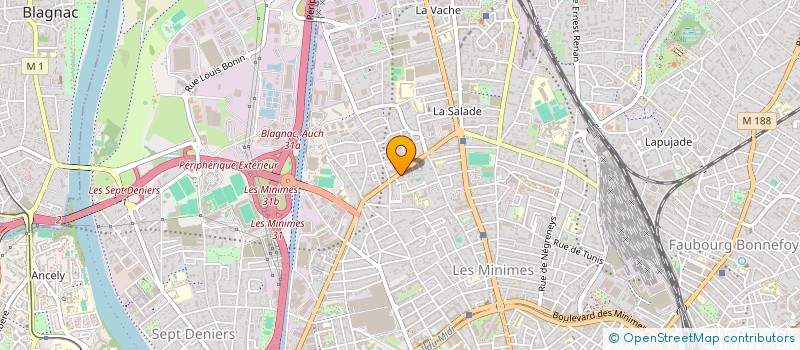 localisation de l'entreprise MADAME CLOE SARNIGUET à TOULOUSE