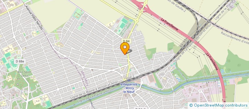 localisation de l'entreprise MADAME CLOE SARRAIPA  MITRY-MORY