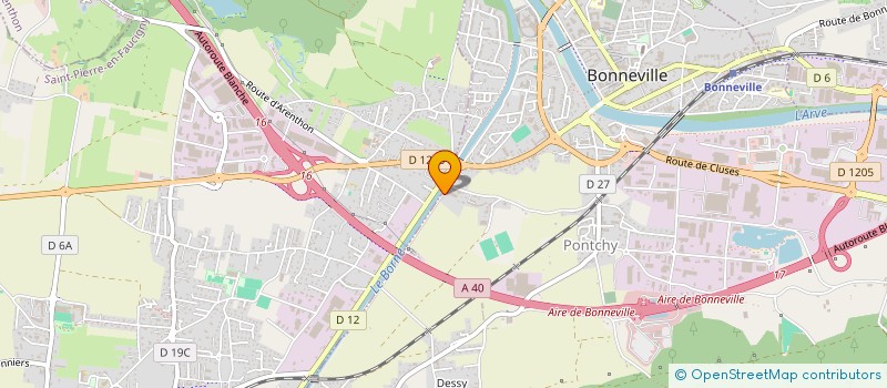 localisation de l'entreprise MADAME CLOE SENE  BONNEVILLE