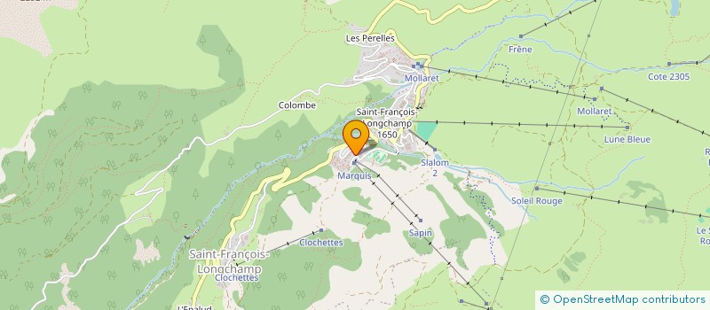 localisation de l'entreprise MADAME CLOE SUBTIL  SAINT FRANCOIS LONGCHAMP