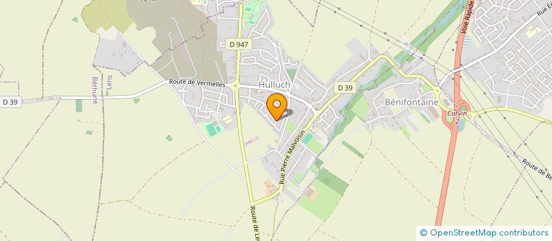 localisation de l'entreprise MADAME CLOE TOURNANT  HULLUCH