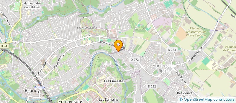 localisation de l'entreprise MADAME CLOE VINCENT--FONTANILLAS  MANDRES-LES-ROSES