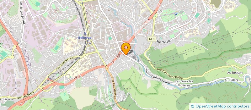 localisation de l'entreprise MADAME CLOELIA OZOG  SAINT-ETIENNE