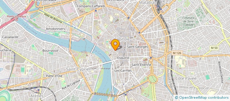 localisation de l'entreprise MADAME CLORIS ORTHOLAN  TOULOUSE