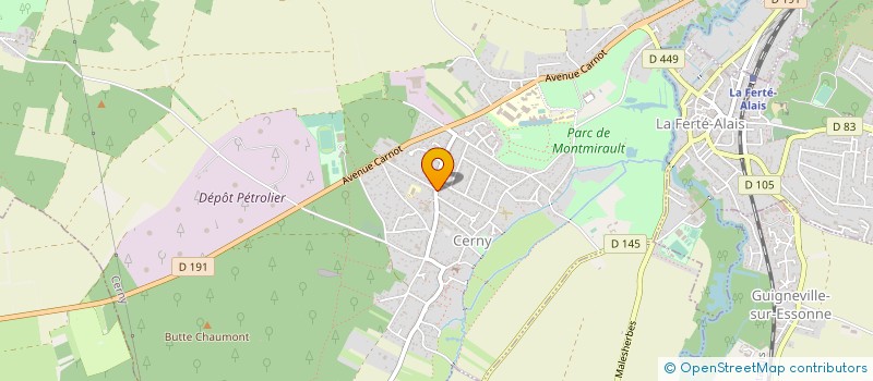 localisation de l'entreprise MADAME CLOTAIRE FABO à CERNY