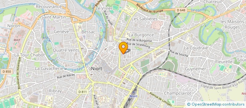 localisation de l'entreprise MADAME CLOTHILDE BARDET à NIORT