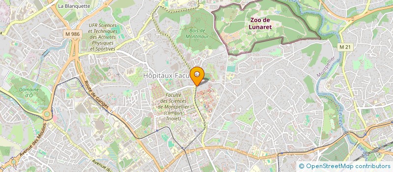 localisation de l'entreprise MADAME CLOTHILDE BERTRAND à MONTPELLIER