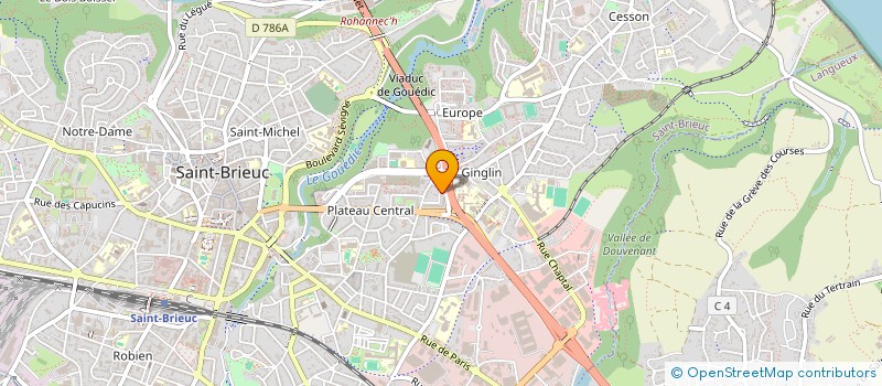 localisation de l'entreprise MADAME CLOTHILDE BESSET à SAINT-BRIEUC