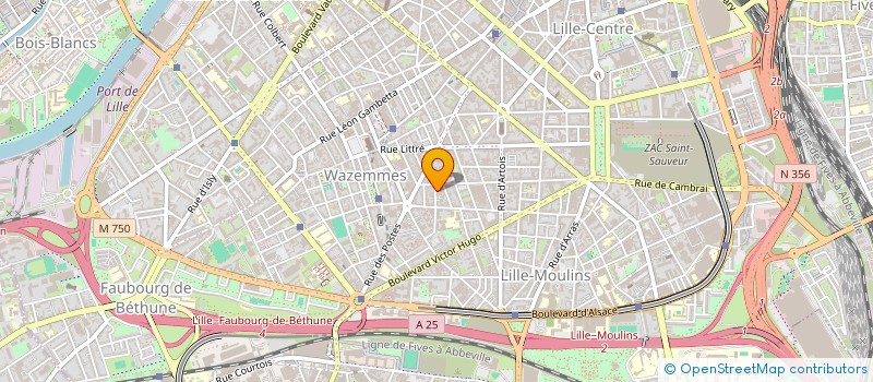 localisation de l'entreprise MADAME CLOTHILDE BEVENOT  LILLE