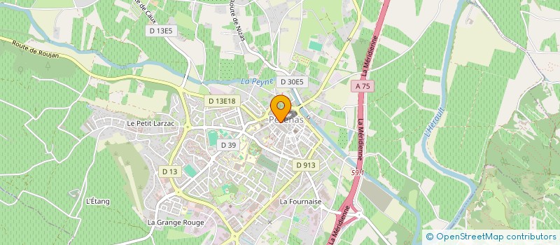 localisation de l'entreprise MADAME CLOTHILDE BOUSSUGE  PEZENAS
