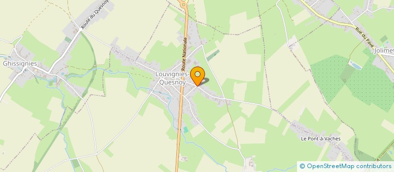 localisation de l'entreprise MADAME CLOTHILDE BRIATTE à LOUVIGNIES-QUESNOY