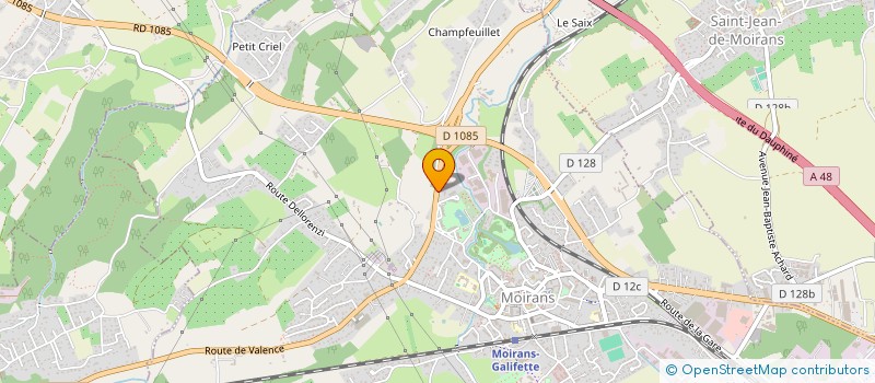 localisation de l'entreprise MADAME CLOTHILDE BUREAU  MOIRANS