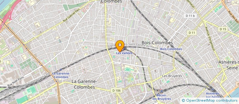 localisation de l'entreprise MADAME CLOTHILDE CHAUVIN  LA GARENNE-COLOMBES