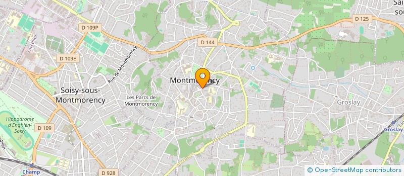 localisation de l'entreprise MADAME CLOTHILDE CHEVALLIER  MERY-SUR-OISE