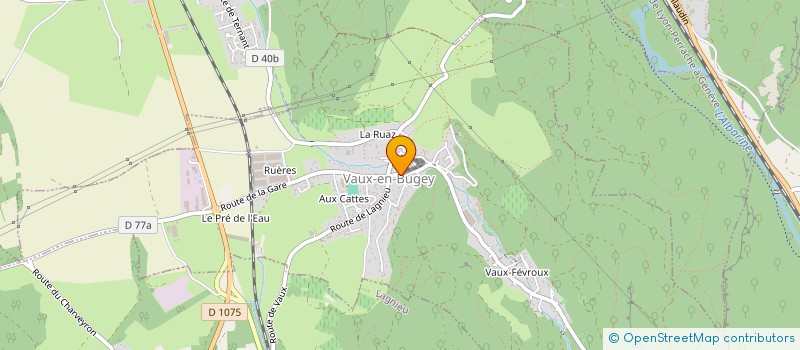 localisation de l'entreprise MADAME CLOTHILDE CLEMENT à VAUX-EN-BUGEY