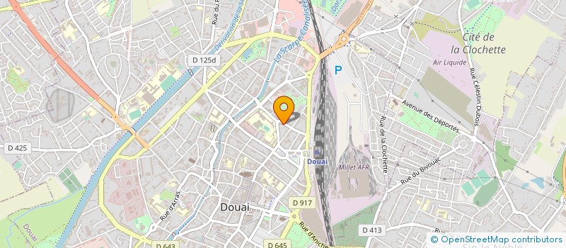 localisation de l'entreprise MADAME CLOTHILDE D'ANNA  DOUAI