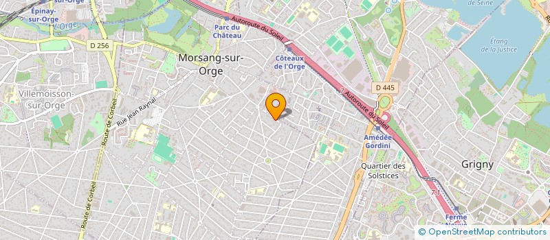 localisation de l'entreprise MADAME CLOTHILDE DARGENT  MORSANG-SUR-ORGE