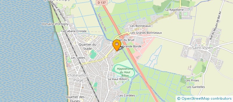 localisation de l'entreprise MADAME CLOTHILDE DENIS  CHATELAILLON-PLAGE