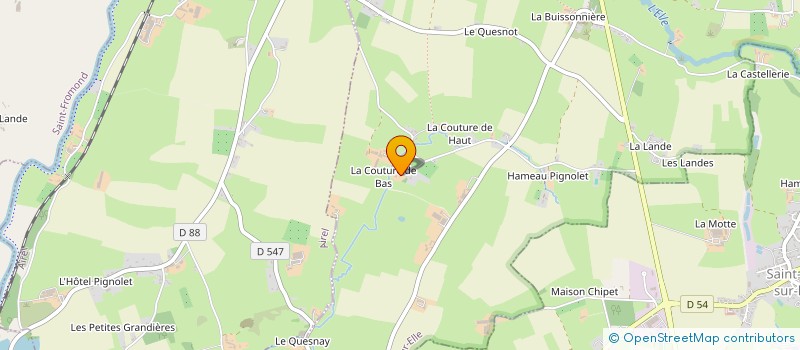 localisation de l'entreprise MADAME CLOTHILDE DURAND  MOON-SUR-ELLE