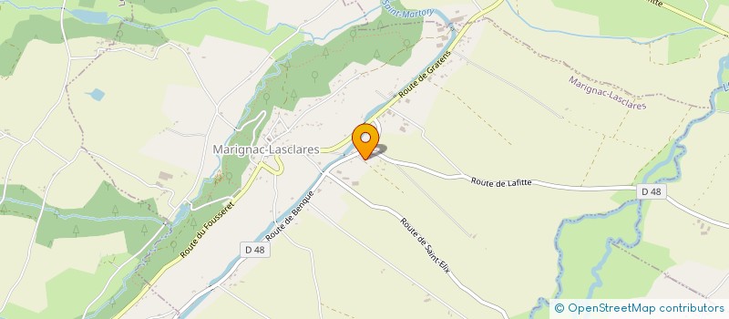 localisation de l'entreprise MADAME CLOTHILDE DURANT  MARIGNAC-LASCLARES