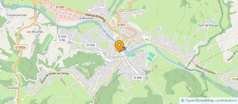 localisation de l'entreprise MADAME CLOTHILDE-ELEONOR CLEMENT  ESPALION