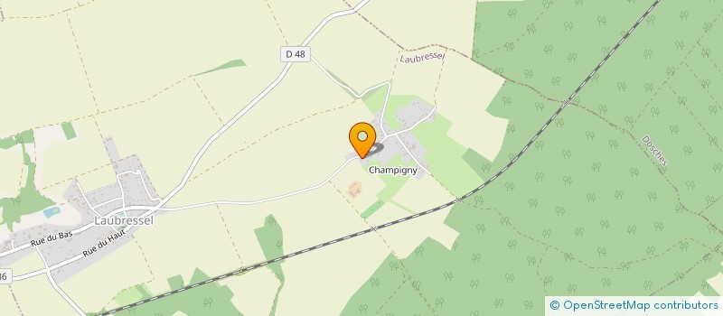 localisation de l'entreprise MADAME CLOTHILDE HENRION  LAUBRESSEL