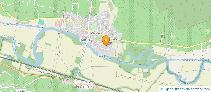 localisation de l'entreprise MADAME CLOTHILDE HENRY  DAMERY