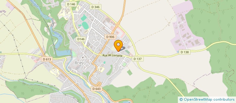 localisation de l'entreprise MADAME CLOTHILDE HOUVER  VAL DE BRIEY