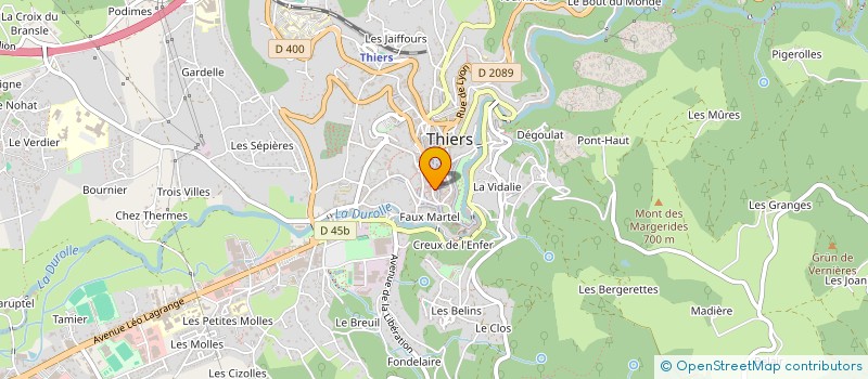 localisation de l'entreprise MADAME CLOTHILDE JOURDAIN à THIERS