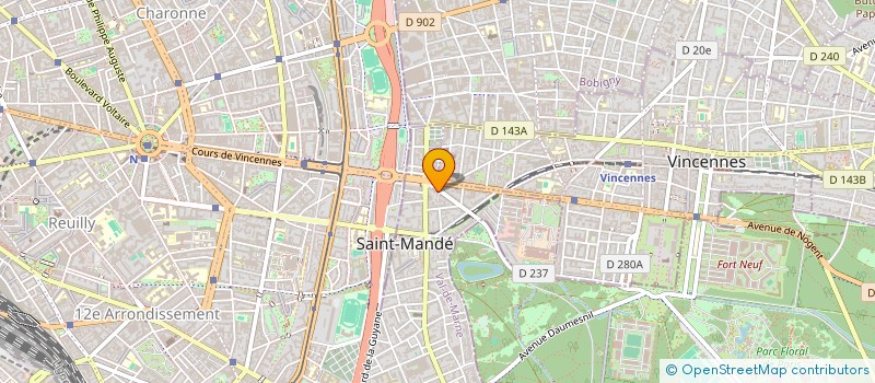 localisation de l'entreprise MADAME CLOTHILDE LEGENDRE  SAINT-MANDE