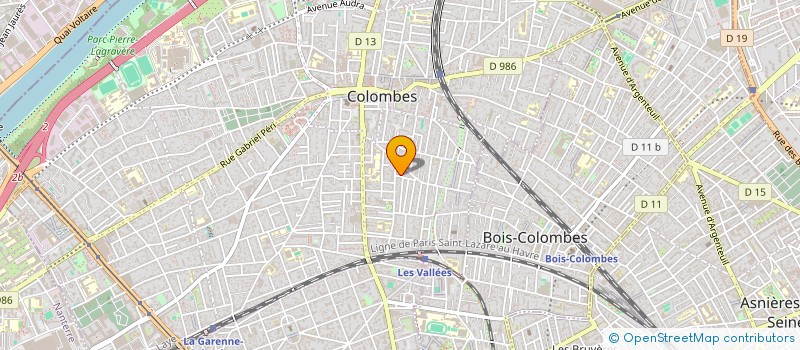 localisation de l'entreprise MADAME CLOTHILDE LELAQUET à COLOMBES