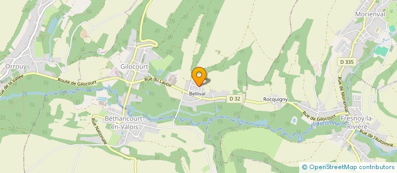 localisation de l'entreprise MADAME CLOTHILDE LEONNE CHOSSON  GILOCOURT