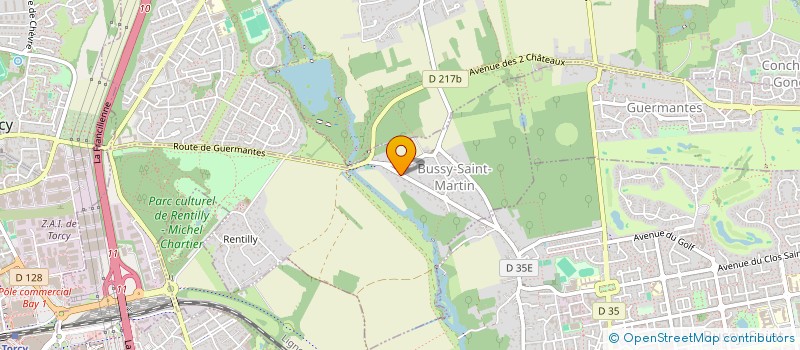 localisation de l'entreprise MADAME CLOTHILDE LOUBIERE  BUSSY-SAINT-MARTIN