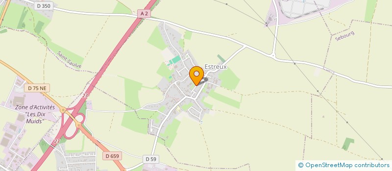 localisation de l'entreprise MADAME CLOTHILDE MOREAU  ESTREUX