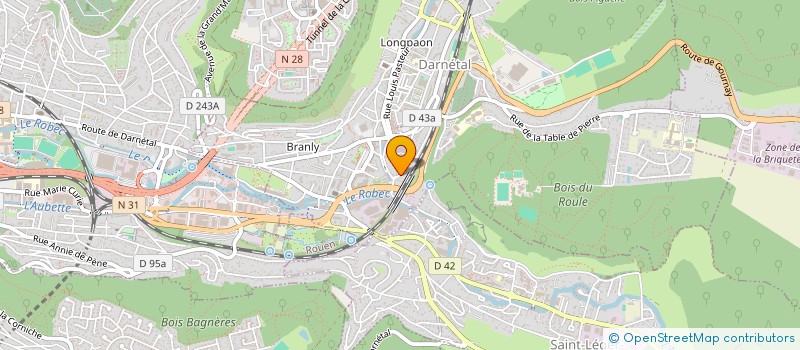 localisation de l'entreprise MADAME CLOTHILDE PETIT  DARNETAL