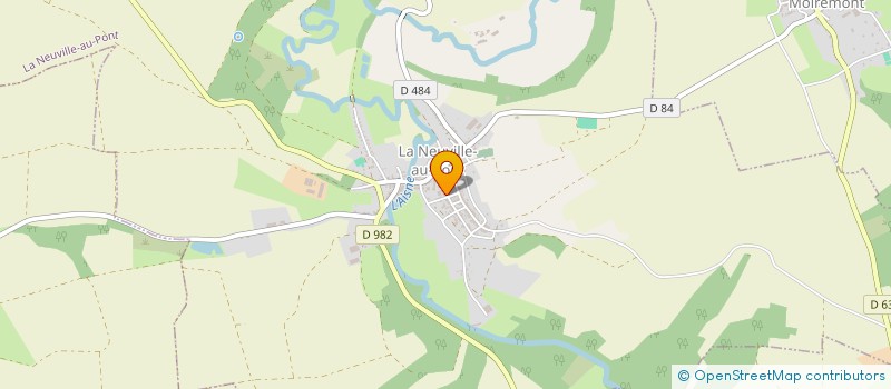 localisation de l'entreprise MADAME CLOTHILDE PONCELET  SERVON-MELZICOURT