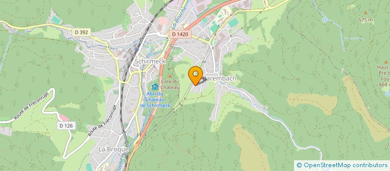 localisation de l'entreprise MADAME CLOTHILDE PRIVAT  BAREMBACH