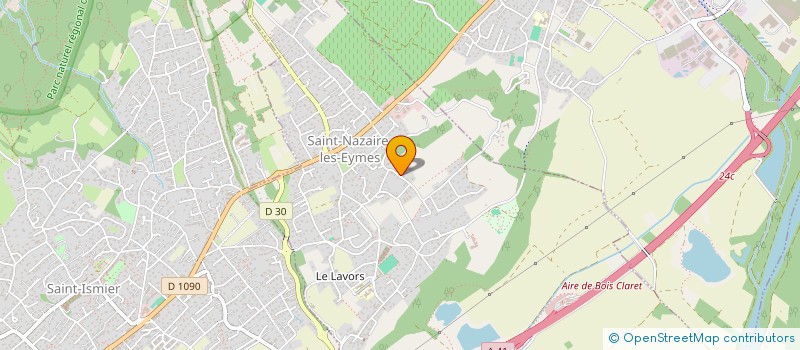 localisation de l'entreprise MADAME CLOTHILDE REY  SAINT-NAZAIRE-LES-EYMES