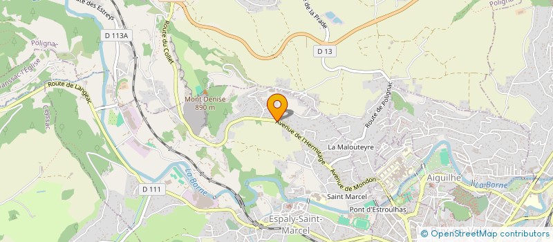 localisation de l'entreprise MADAME CLOTHILDE ROUX  ESPALY-SAINT-MARCEL