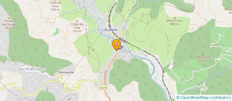 localisation de l'entreprise MADAME CLOTHILDE TCHILINGUIRIAN  L'ESCARENE