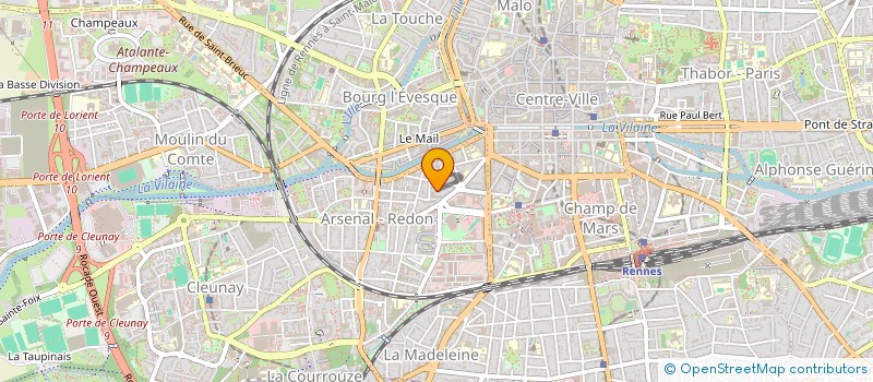 localisation de l'entreprise MADAME CLOTHILDE VATON  RENNES