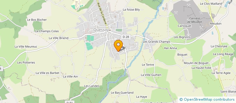 localisation de l'entreprise MADAME CLOTILDE AMELINE  HILLION