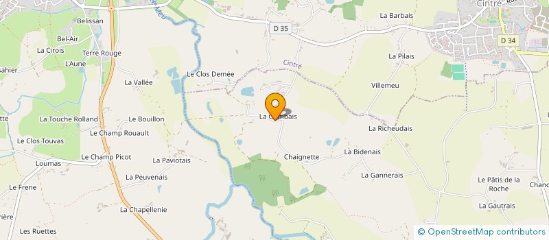 localisation de l'entreprise MADAME CLOTILDE AUDROING à MORDELLES