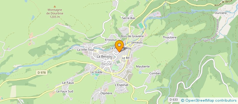 localisation de l'entreprise MADAME CLOTILDE BAHIN  BESSE-ET-SAINT-ANASTAISE