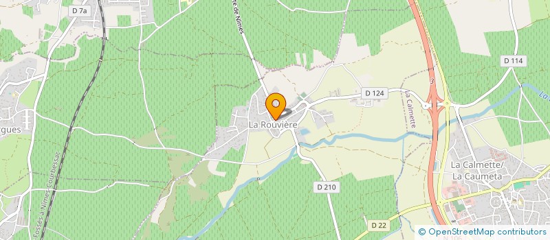 localisation de l'entreprise MADAME CLOTILDE BARBIN  LA ROUVIERE