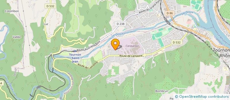 localisation de l'entreprise MADAME CLOTILDE BARRAL à TOURNON-SUR-RHONE