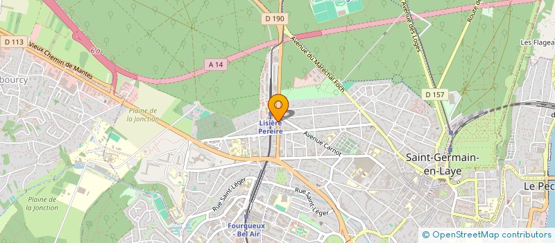 localisation de l'entreprise MADAME CLOTILDE BATISTE  SAINT-GERMAIN-EN-LAYE